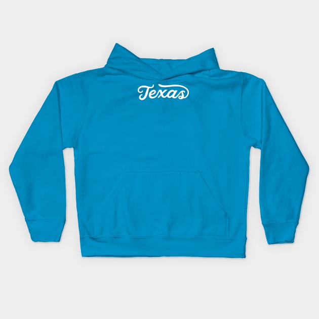 Texas Script Kids Hoodie by chawlie